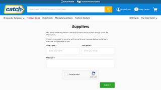 Suppliers - Catch.com.au