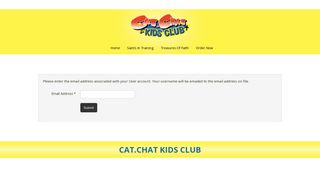 Log in - Cat.Chat Kids Club