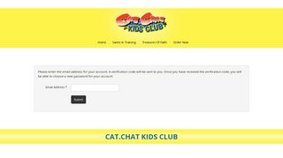 Log in - Cat.Chat Kids Club