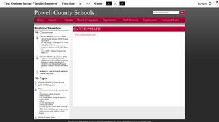 catchup math - Powell County Schools