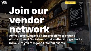 Become A Vendor | Corporate Catering | Cater2.me