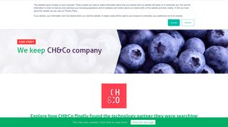 Caternet provide hospitality purchasing software for CH&Co