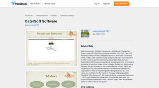 CaterSoft Software | Freelancer