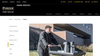 Catering - Purdue University Fort Wayne