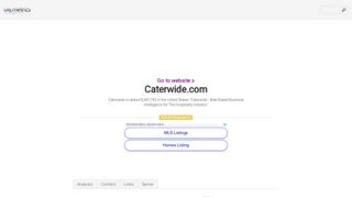 www.Caterwide.com - Caterwide - Web Based Business Intelligence