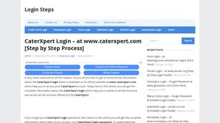 CaterXpert Login – at www.caterxpert.com [Step by Step Process ...