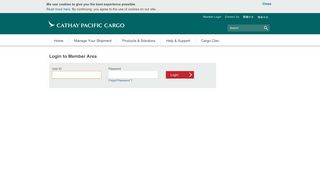 Login - Cathay Pacific Cargo