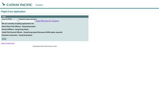 Login - Cathay Pacific