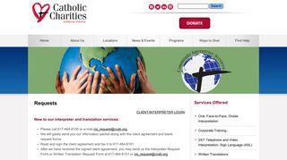 Requests | Catholic Charities