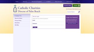 User Portal Login | Diocese of Palm Beach Catholic Charities