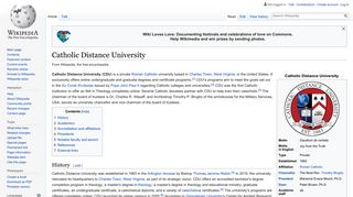 Catholic Distance University - Wikipedia