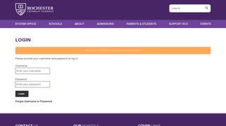 Faculty/Staff Portal - Rochester Catholic Schools