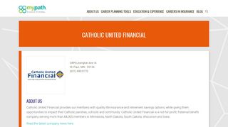 Catholic United Financial | MyPath
