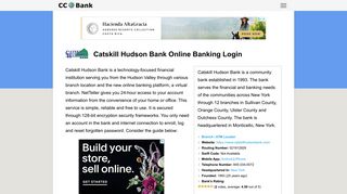 Catskill Hudson Bank Online Banking Login - CC Bank