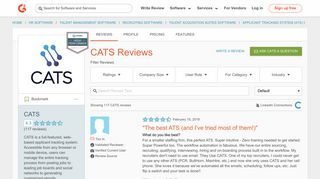 CATS Reviews 2018 | G2 Crowd