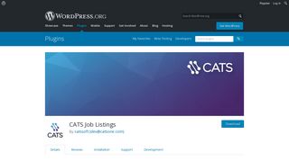 CATS Job Listings | WordPress.org