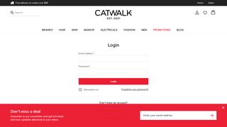 Login - Catwalk