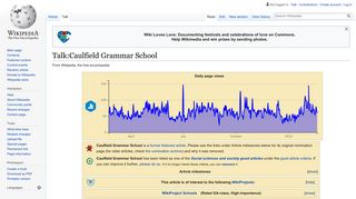 Talk:Caulfield Grammar School - Wikipedia