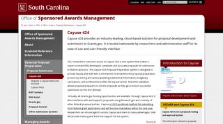 Cayuse 424 - Office of Sponsored Awards Management | University of ...