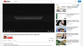 Cb Passive Income Login - YouTube