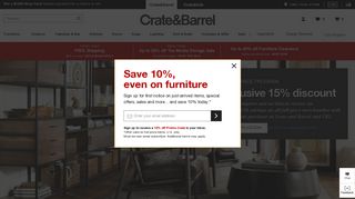 Design Trade Program - original copy | Crate and Barrel