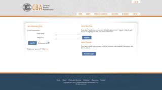 Combined Benefits Administrators Portal | Log On