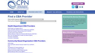 CBA Provider Directory - CBA Provider Network