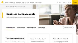 Business bank accounts - CommBank