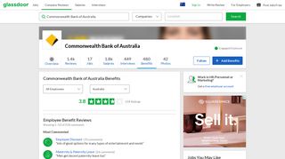 Commonwealth Bank of Australia Employee Benefits and Perks ...