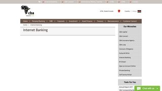CBA Bank » Internet Banking - Commercial Bank of Africa