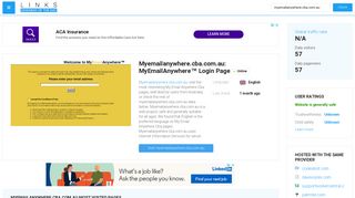 Visit Myemailanywhere.cba.com.au - MyEmailAnywhere™ Login Page.