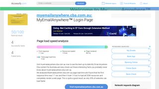 Access myemailanywhere.cba.com.au. MyEmailAnywhere™ Login Page