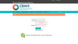 CBAHI Surveyors Portal