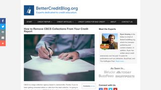 How to Remove CBCS Collections From Your Credit Report