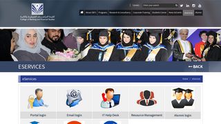 eServices - College of Banking and Financial Studies