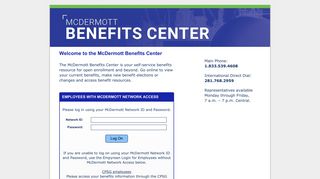 the McDermott Benefits Center