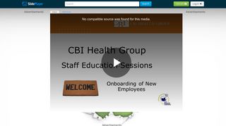 CBI Health Group Staff Education Sessions - ppt video online download