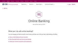 Online Banking | CBI First | Priority Banking - CBI Bank