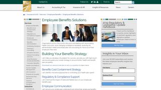 Employee Benefits Solutions | CBIZ, Inc.