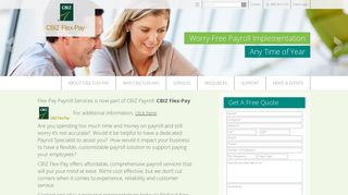 CBIZ Flex-Pay Payroll Services