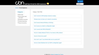 Knowledgebase - CBN Support Portal for KDG Customers