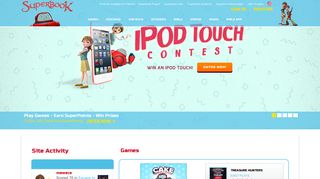 Superbook Kids Website - Free Online Games - Bible-Based Internet ...