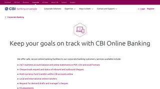 Internet Banking | Corporate Banking - CBI Bank