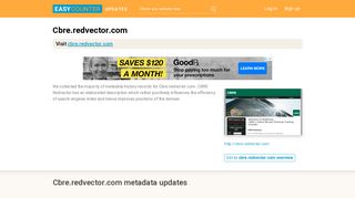 Cbre.redvector.com - Easycounter