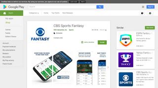 CBS Sports Fantasy - Apps on Google Play