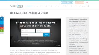 Employee Time Tracking | WorkForce Software