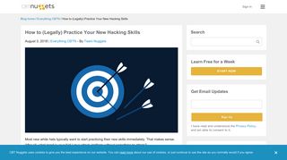 How to (Legally) Practice Your New Hacking Skills - CBT Nuggets