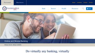 Online and Mobile Banking | California Bank & Trust