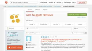 CBT Nuggets Reviews 2019 | G2 Crowd