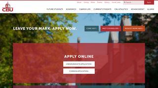 Apply to CBU | Christian Brothers University